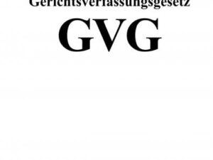 Gerichtsverfassungsgesetz (GVG)