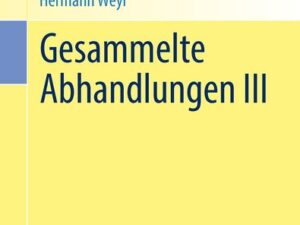 Gesammelte Abhandlungen III