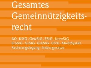 Gesamtes Gemeinnützigkeitsrecht, 3. Auflage