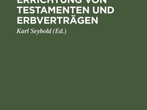 Gesetz über die Errichtung von Testamenten und Erbverträgen