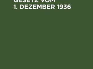 Gewerbesteuergesetz vom 1. Dezember 1936