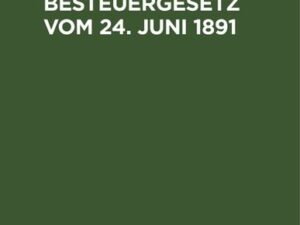 Gewerbesteuergesetz vom 24. Juni 1891