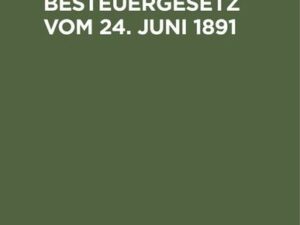 Gewerbesteuergesetz vom 24. Juni 1891