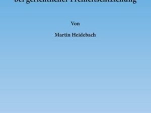 Grundrechtsschutz durch Verfahren bei gerichtlicher Freiheitsentziehung.