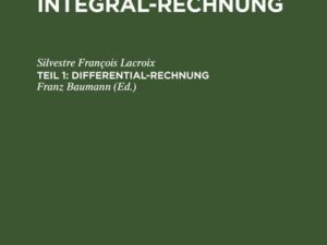 Handbuch der Differential- und Integral-Rechnung / Differential-Rechnung