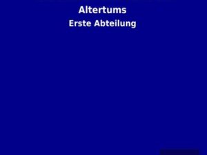 Handbuch der Geschichte des Altertums