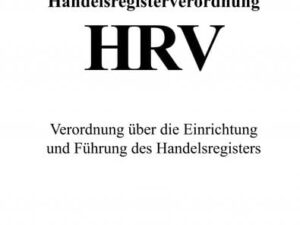 Handelsregisterverordnung (HRV)