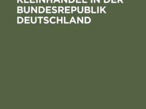 Handwerk und Kleinhandel in der Bundesrepublik Deutschland