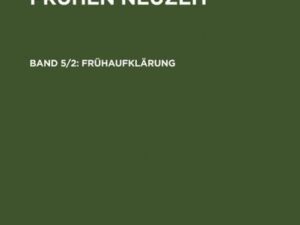 Hans-Georg Kemper: Deutsche Lyrik der frühen Neuzeit / Frühaufklärung