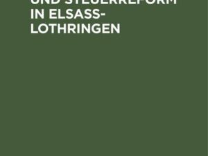 Hauseigentümer und Steuerreform in Elsaß-Lothringen