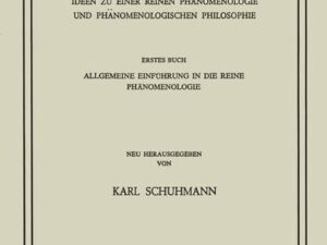 Ideen zu Einer Reinen Phänomenologie und Phänomenologischen Philosophie