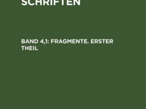 J. von Radowitz: Gesammelte Schriften / Fragmente, Teil 1