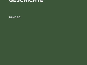 Jahrbuch für Geschichte. Band 20