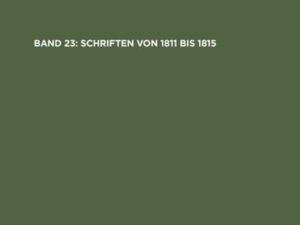 Johann H. Pestalozzi: Sämtliche Werke. Kritische Ausgabe / Schriften von 1811 bis 1815