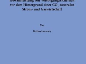 Kapazitätsmechanismen zur Gewährleistung von Versorgungssicherheit vor dem Hintergrund einer CO2-neutralen Strom- und Gaswirtschaft.