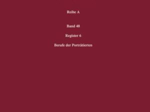 Katalog der Graphischen Porträts in der Herzog August Bibliothek... / Register 6