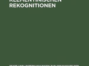 Klemens in den pseudoklementinischen Rekognitionen