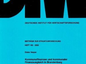 Kommunalfinanzen und kommunaler Finanzausgleich in Brandenburg.