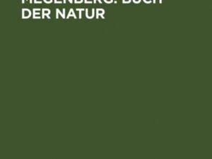 Konrad von Megenberg: Buch der Natur