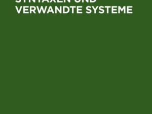 Kontextfreie Syntaxen und verwandte Systeme