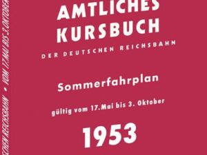 Kursbuch der Deutschen Reichsbahn - Sommerfahrplan 1953