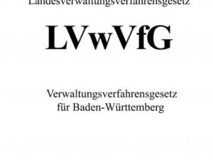 Landesverwaltungsverfahrensgesetz LVwVfG 2022