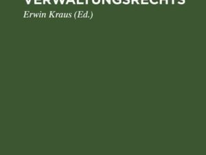 Lehrbuch des Verwaltungsrechts