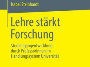 Lehre stärkt Forschung