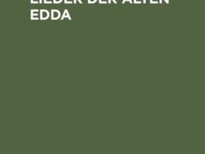 Lieder der alten Edda