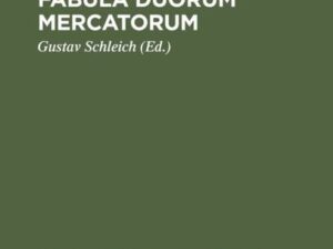 Lydgate's Fabula duorum mercatorum