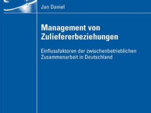 Management der Zuliefererbeziehungen