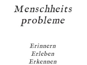 Menschheitsprobleme