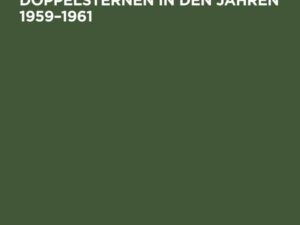 Mikrometermessungen von Doppelsternen in den Jahren 1959¿1961