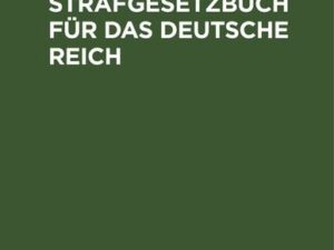 Militär-Strafgesetzbuch für das Deutsche Reich