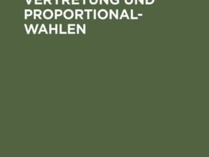 Minoritätenvertretung und Proportionalwahlen