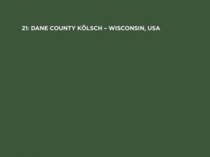 Monographien / Dane County Kölsch – Wisconsin, USA