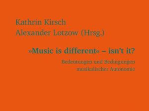 "Music is different" - isn´t it?