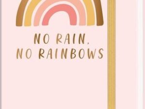 MyNOTES Notizbuch A6: No rain, no rainbows