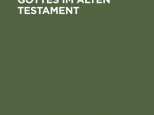 Name und Wort Gottes im Alten Testament