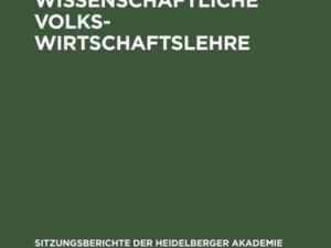 Naturwissenschaftliche Volkswirtschaftslehre