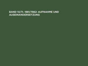 Nietzsche-Studien / Aufnahme und Auseinandersetzung