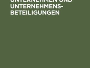 Nutzungsrecht an Unternehmen und Unternehmensbeteiligungen