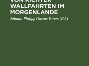 Otto Friedrichs von Richter Wallfahrten im Morgenlande