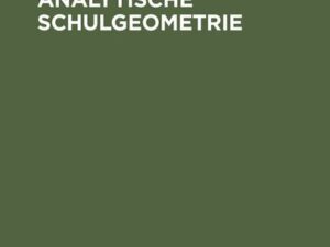 Projektive und analytische Schulgeometrie