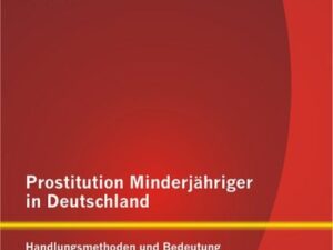 Prostitution Minderjähriger in Deutschland: Handlungsmethoden und Bedeutung für die Soziale Arbeit