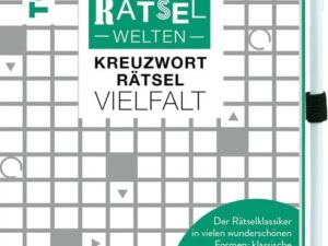 Rätselwelten – Kreuzworträtsel Vielfalt | Der Rätselklassiker in vielen wunderschönen Formen: klassische Kreuzworträtsel, Worträder und mehr