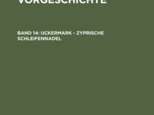 Reallexikon der Vorgeschichte / Uckermark - Zyprische Schleifennadel