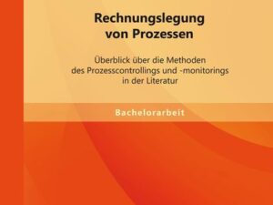 Rechnungslegung von Prozessen: Überblick über die Methoden des Prozesscontrollings und -monitorings in der Literatur