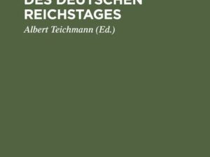 Repertorium des deutschen Reichstages