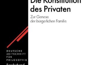 Rousseau - Die Konstitution des Privaten